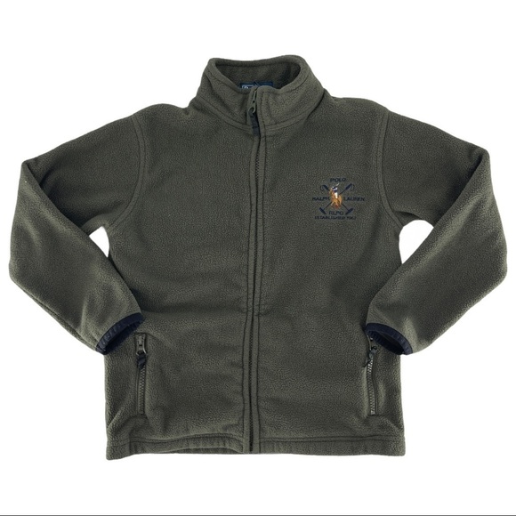 Polo Ralph Lauren Full Zip Fleece Jacket Size 6 - Picture 4 of 6